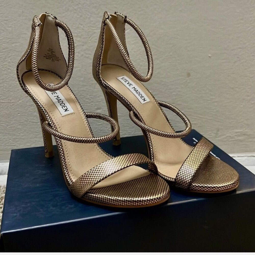 Steve Madden Women's Copper Stiletto Sandal Heel